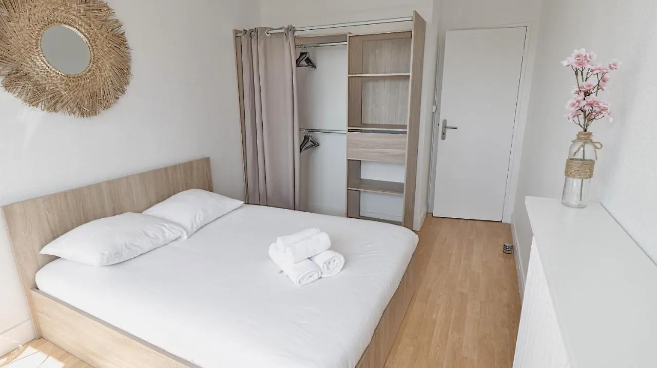 Apartment Spacieux Appartement Avec Balcons, 4 Chambres, Espace & Confort, Centre Gare Rennes France
